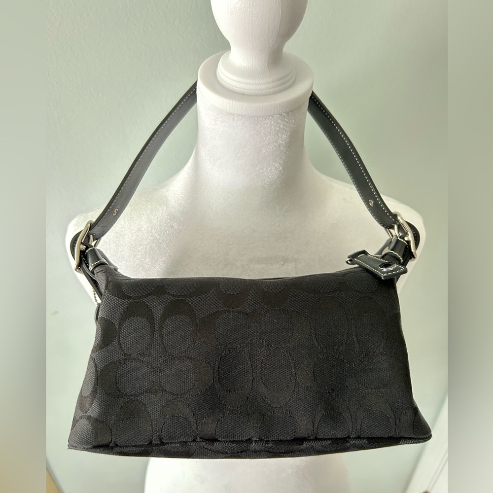 Coach Signature Logo Canvas Purse